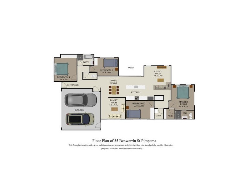 35 Benwerrin Street, Pimpama QLD 4209 Floorplan