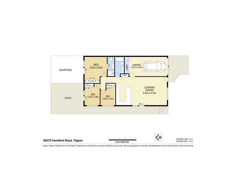 39/276 Handford Rd, Taigum QLD 4018 Floorplan