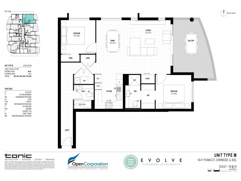 305/39 Thomas Street, Chermside QLD 4032 Floorplan