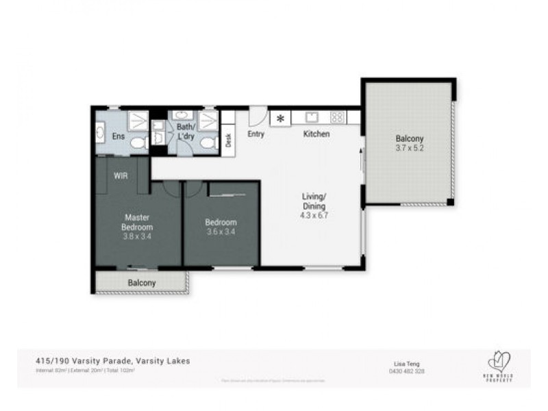 415/190 Varsity Parade, Varsity Lakes QLD 4227