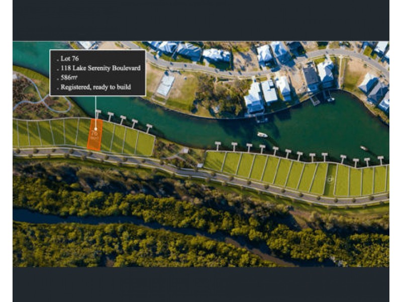 Lot 76, 118 Lake Serenity Boulevard, Helensvale QLD 4212