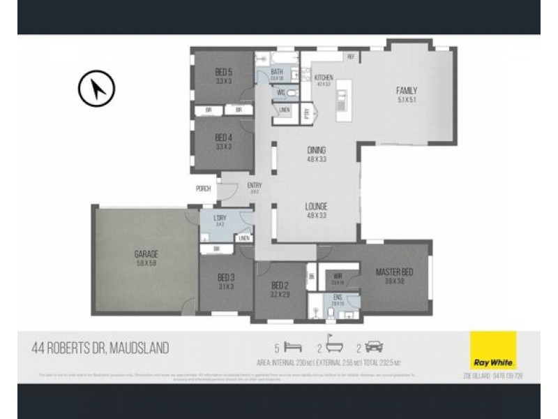 44 ROBERTS DRIVE, Maudsland QLD 4210