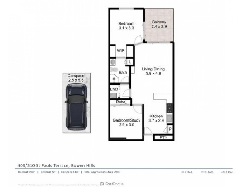 403/510 Saint Pauls Terrace, Bowen Hills QLD 4006