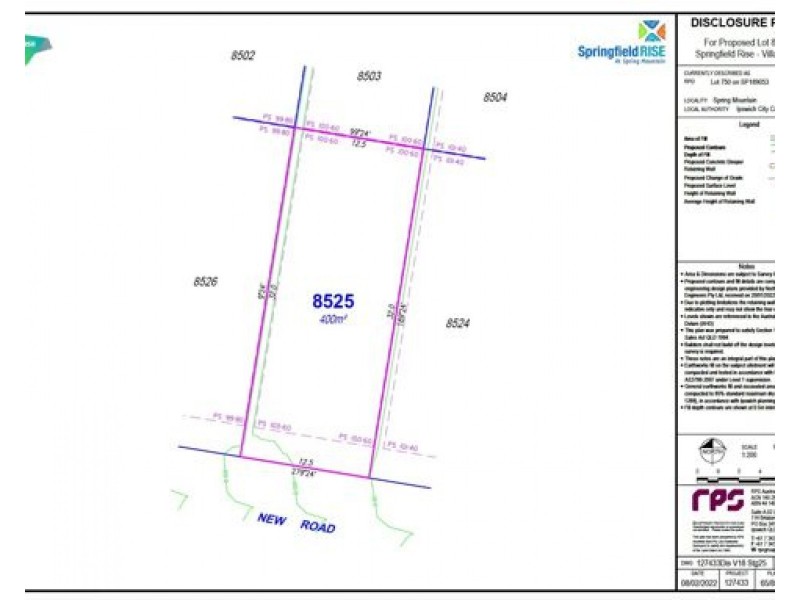 lot8525 BELVEDERE DRIVE, Spring Mountain QLD 4124