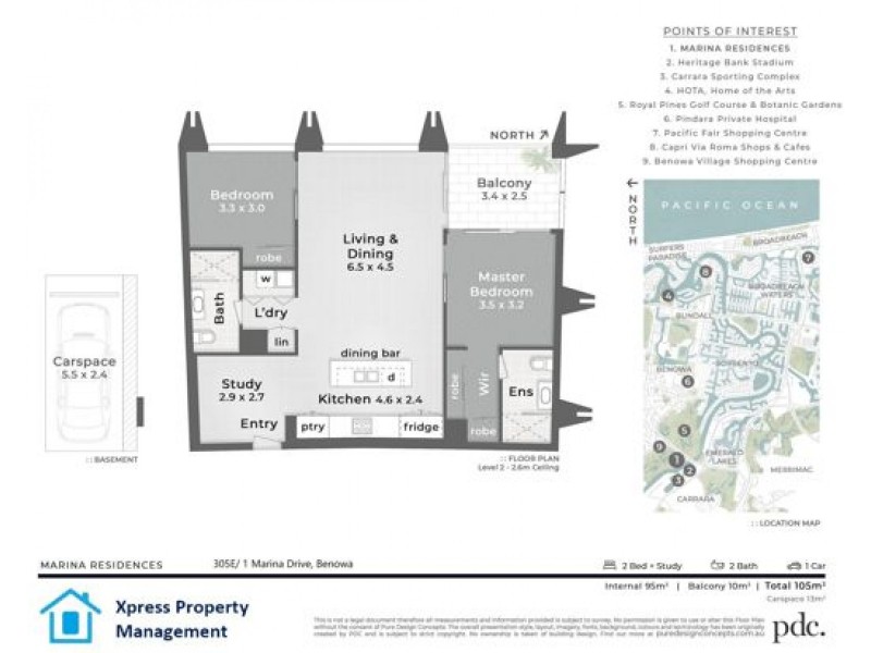 305E 1 Marina drive, Benowa QLD 4217