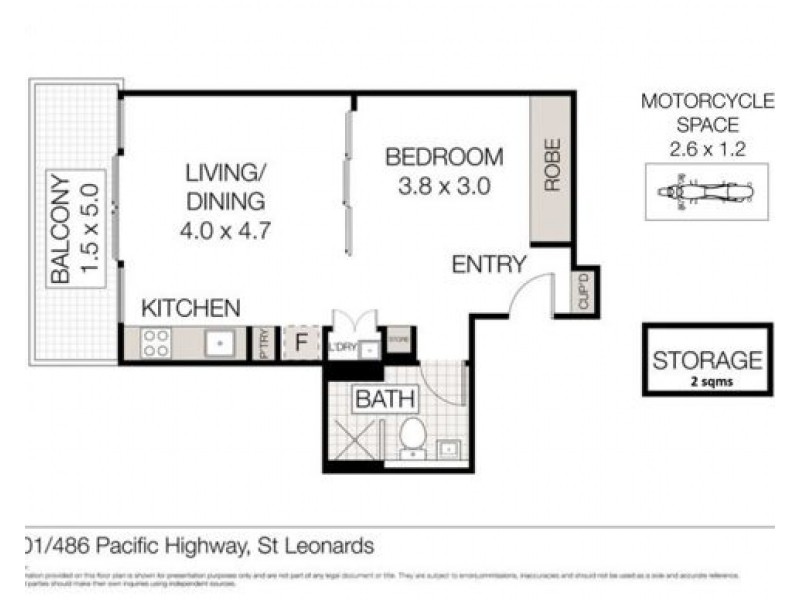 1201/486 Pacific Hwy, St Leonards NSW 2065