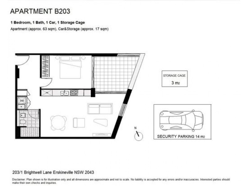 203/1 Brightwell Lane, Erskineville NSW 2043