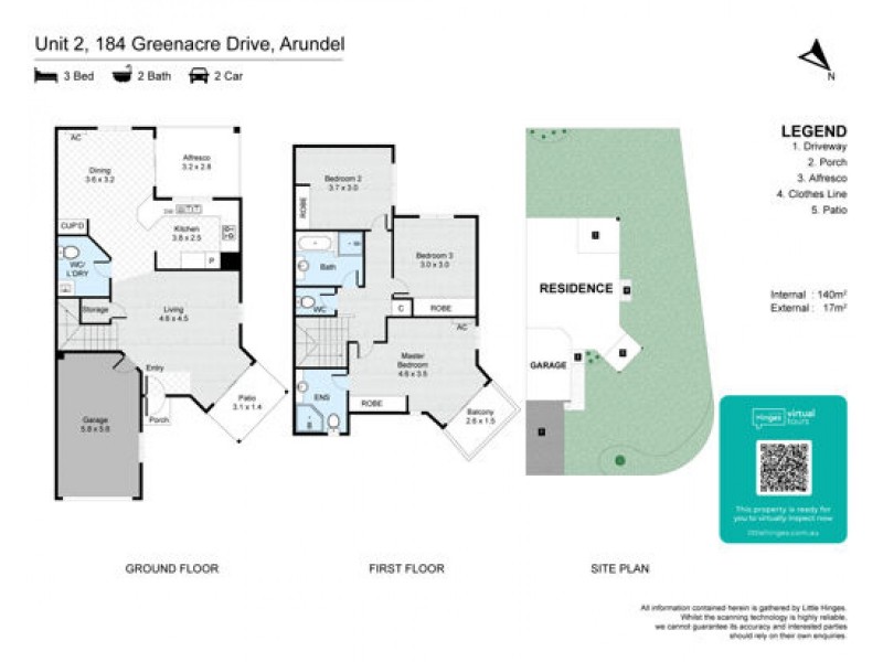 2/184 Greenacre Drive, Arundel QLD 4214
