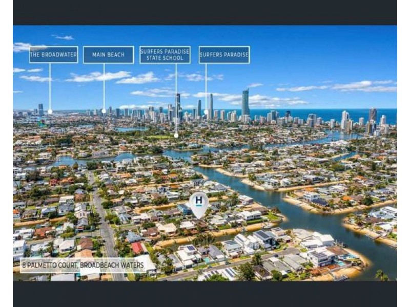8 PALMETTO COURT, Broadbeach Waters QLD 4218