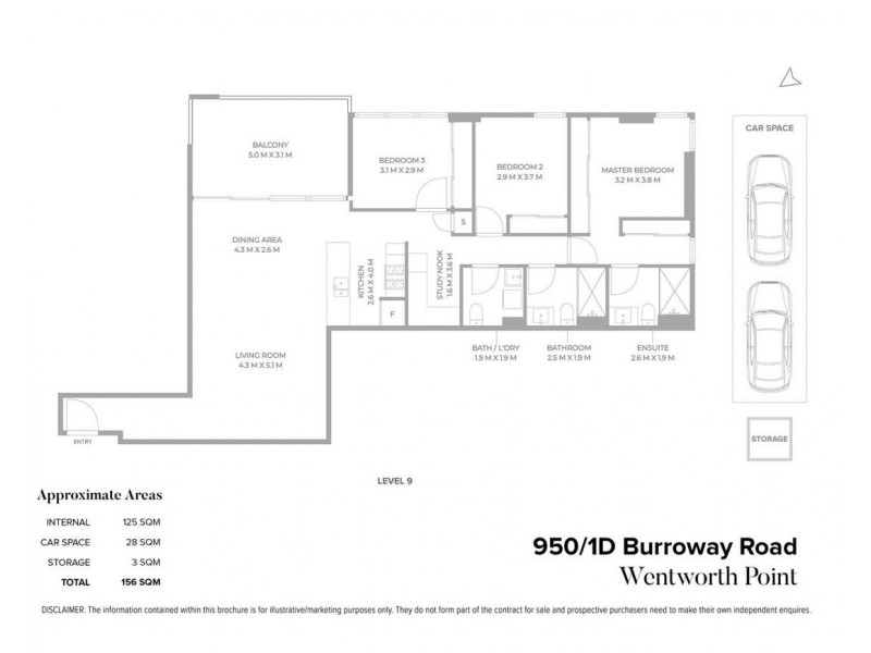 950/1D Burroway Road, Wentworth Point NSW 2127