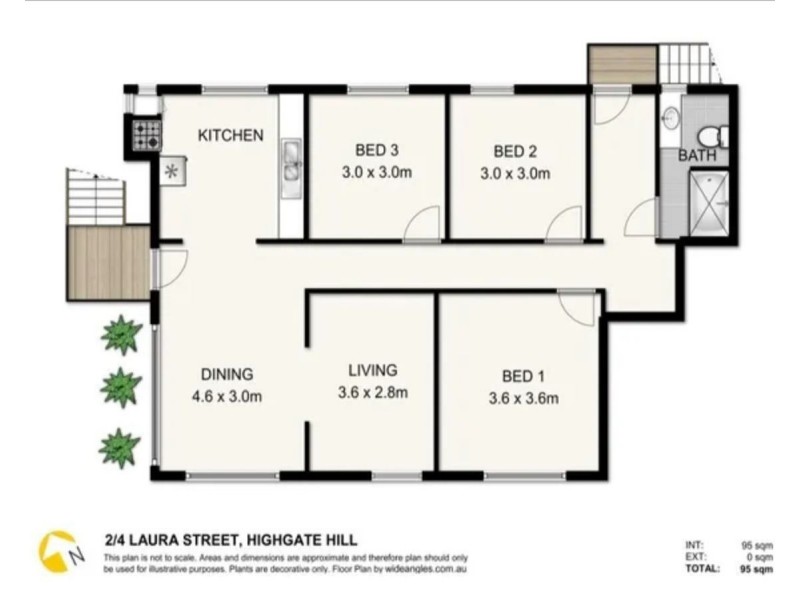 2/4 Laura street, Highgate Hill QLD 4101