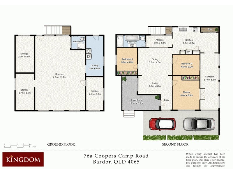 76a Coopers Camp Road, Bardon QLD 4065 Floorplan