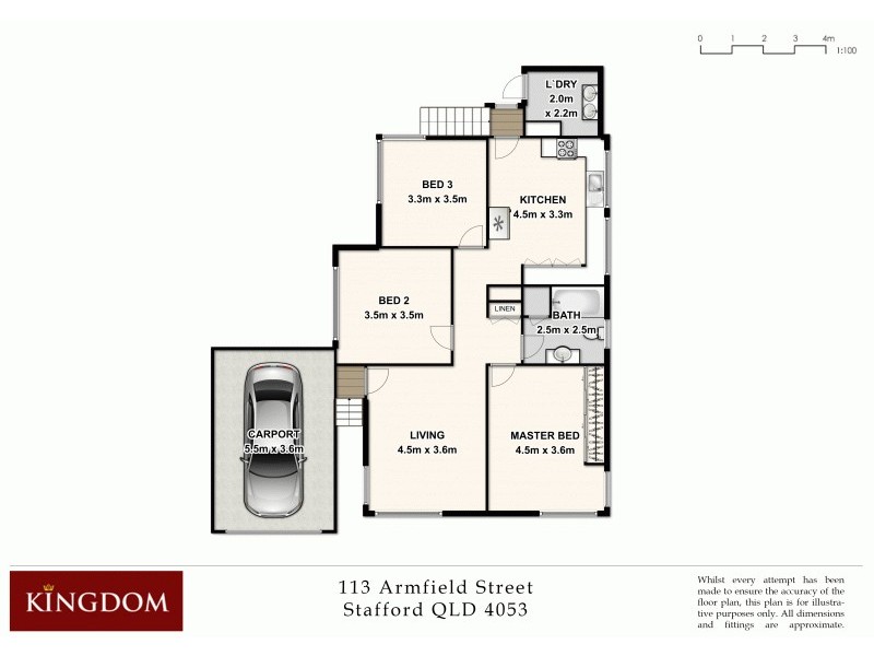 113 Armfield St, Stafford QLD 4053 Floorplan