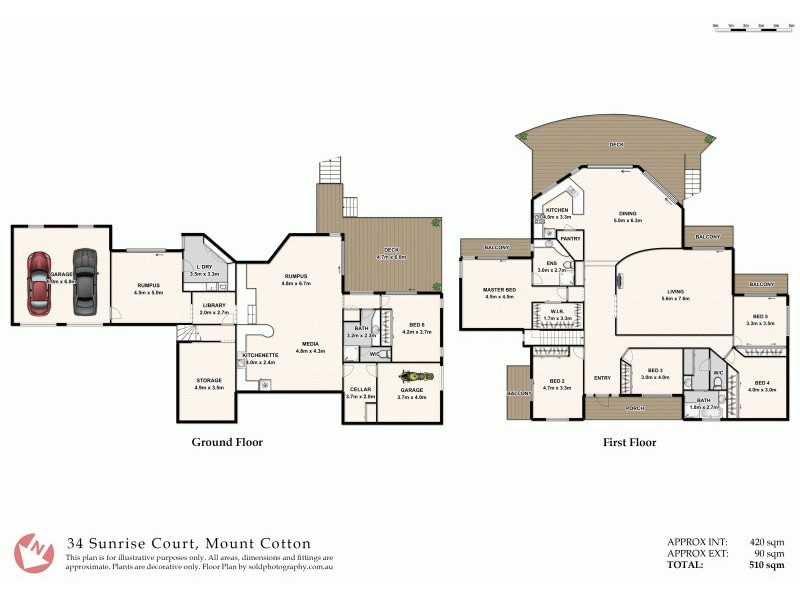 34 Sunrise Court, Mount Cotton QLD 4165 Floorplan