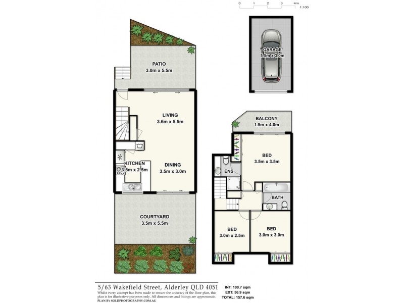 5/63 Wakefield St, Alderley QLD 4051