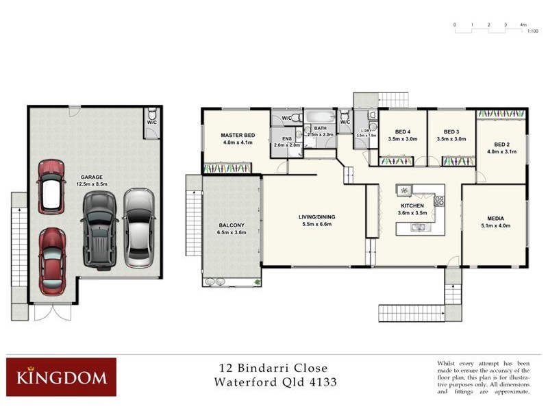 12 Bindarri Close, Waterford QLD 4133 Floorplan