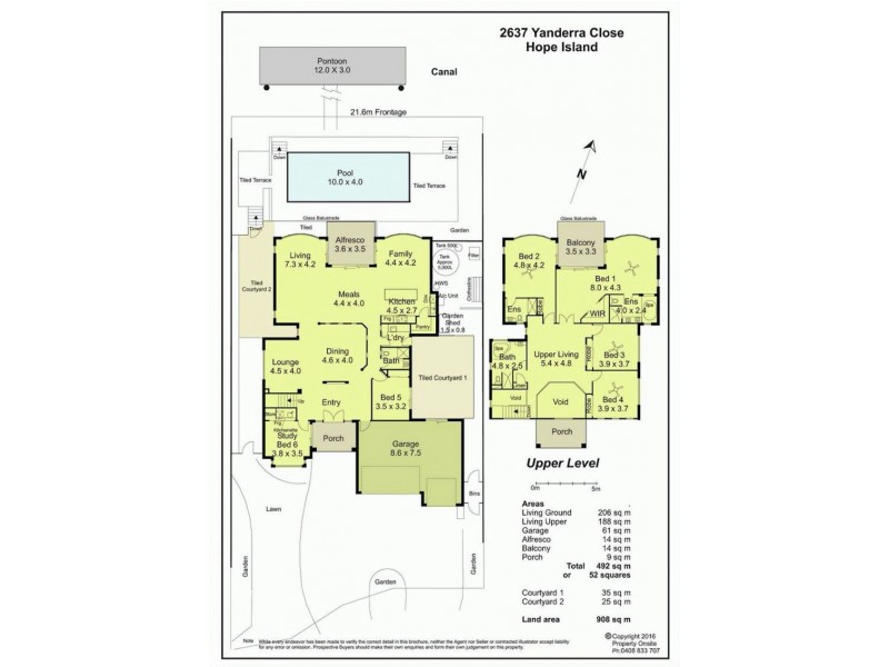 2637 Yanderra Close, Hope Island QLD 4212 Floorplan