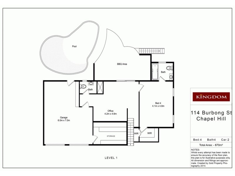 114 Burbong Street, Chapel Hill QLD 4069 Floorplan