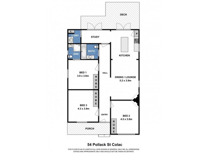 54 Pollack Street, Colac VIC 3250 Floorplan