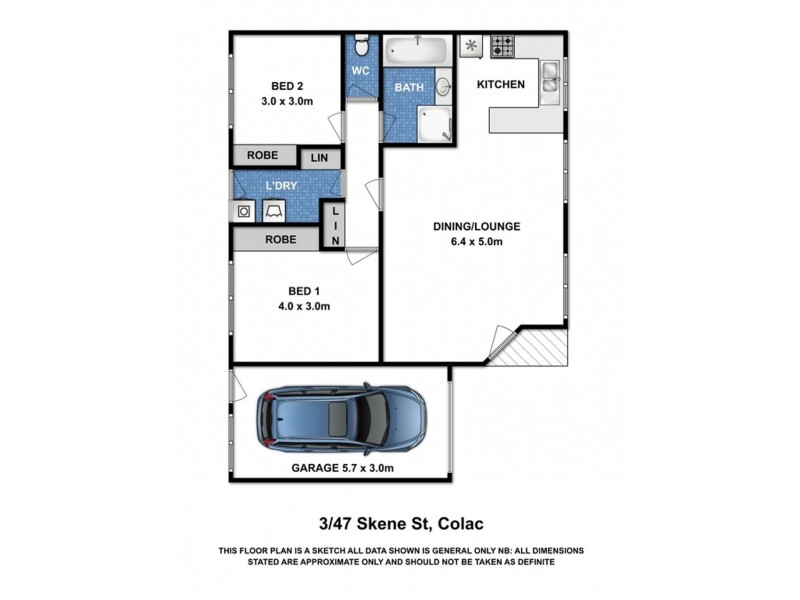 3/47 Skene Street, Colac VIC 3250 Floorplan