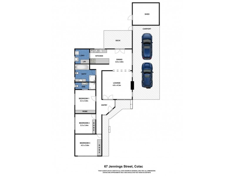 67 Jennings Street, Colac VIC 3250 Floorplan