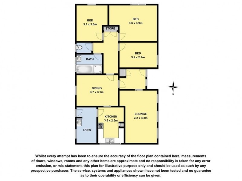 40 Donaldson St, Colac VIC 3250 Floorplan