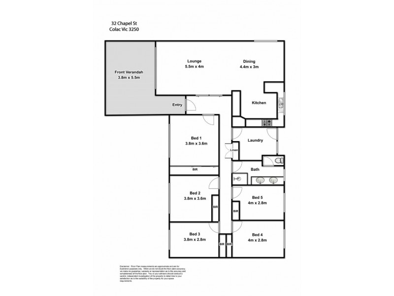 32 Chapel Street, Colac VIC 3250 Floorplan