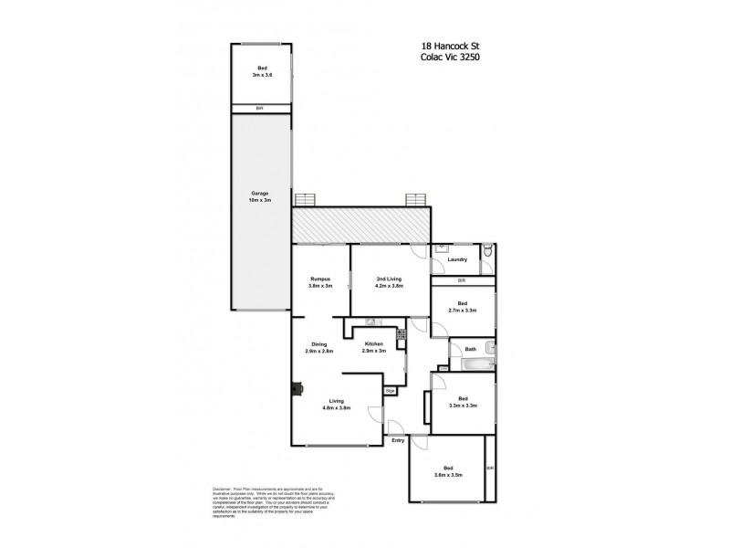18 Hancock Street, Colac VIC 3250 Floorplan
