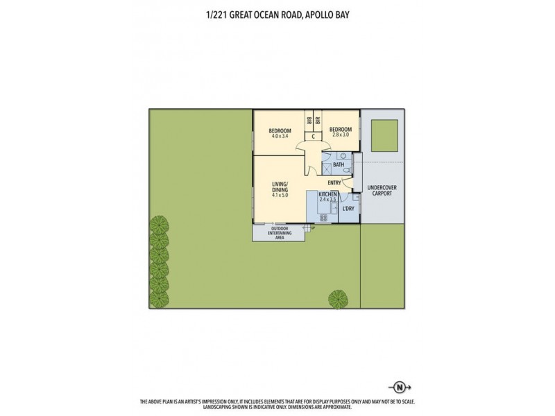 1/221 Great Ocean Road, Apollo Bay VIC 3233 Floorplan