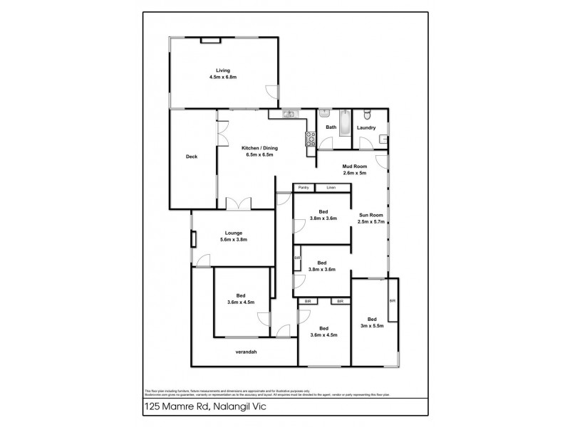 125 Mamre Rd, Nalangil VIC 3249 Floorplan