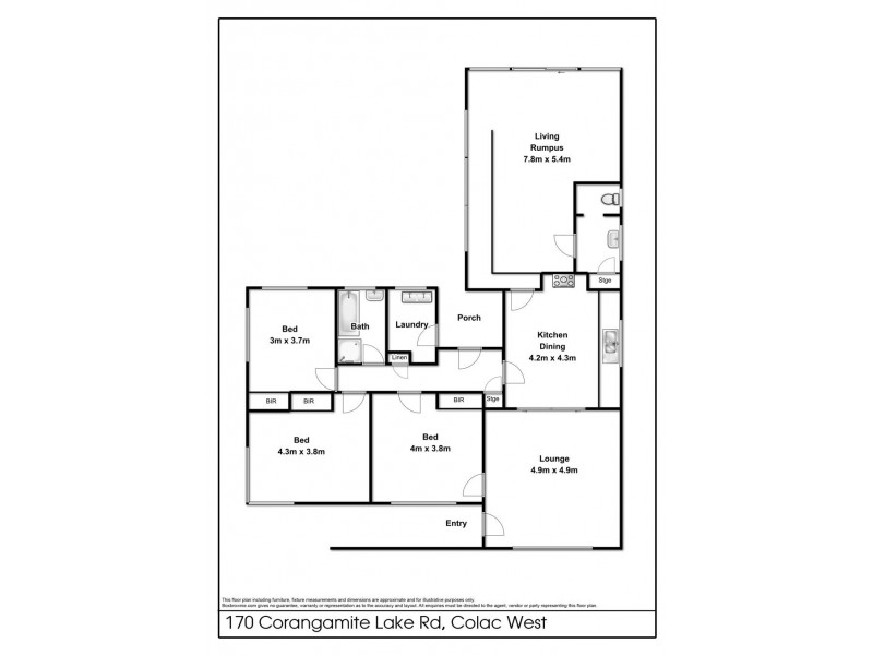 170 Corangamite Lake Road, Colac West VIC 3250 Floorplan