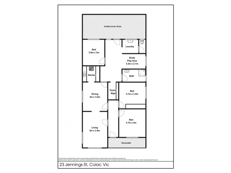 23 Jennings St, Colac VIC 3250 Floorplan