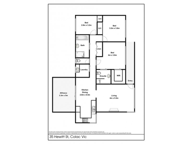 35 Hewitt Street, Colac VIC 3250 Floorplan