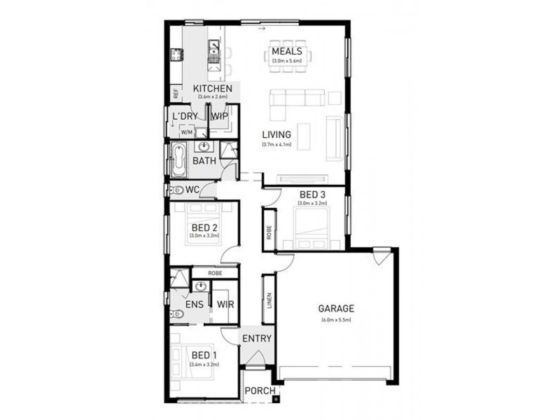 34 Imperial Drive, Colac VIC 3250 Floorplan