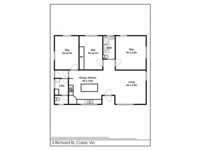 3 Richard Street, Colac VIC 3250 Floorplan