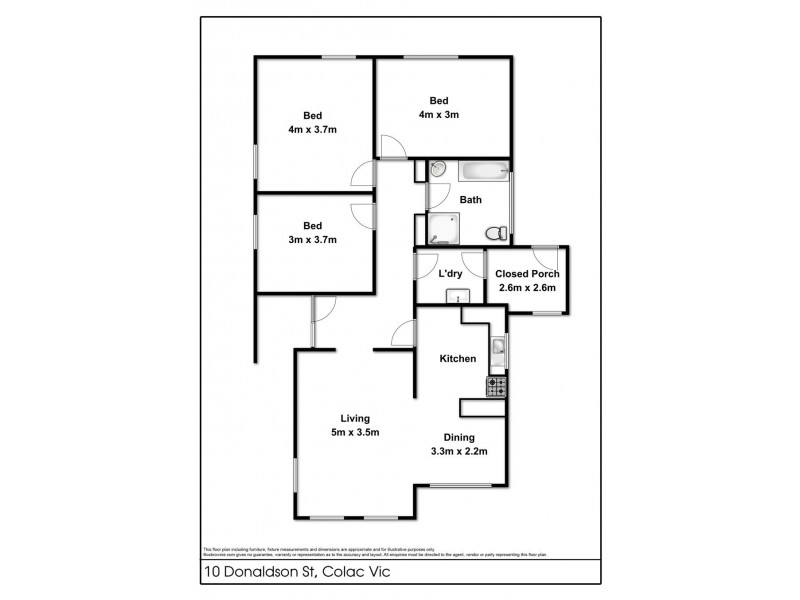 10 Donaldson Street, Colac VIC 3250 Floorplan