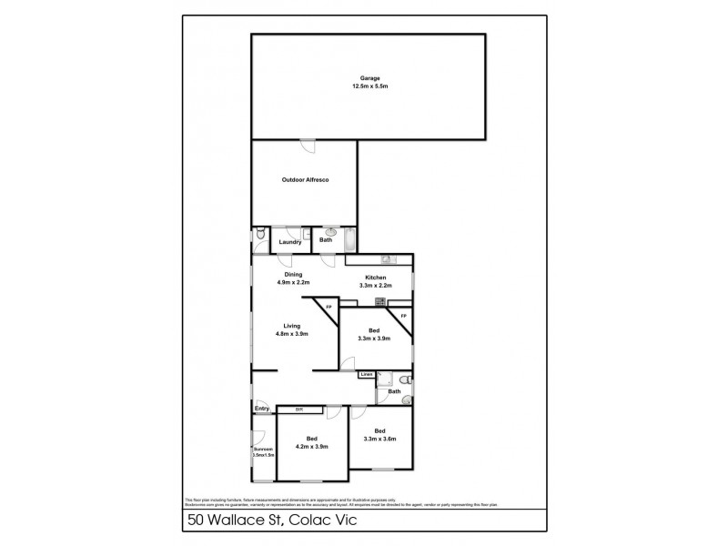50 Wallace Street, Colac VIC 3250 Floorplan