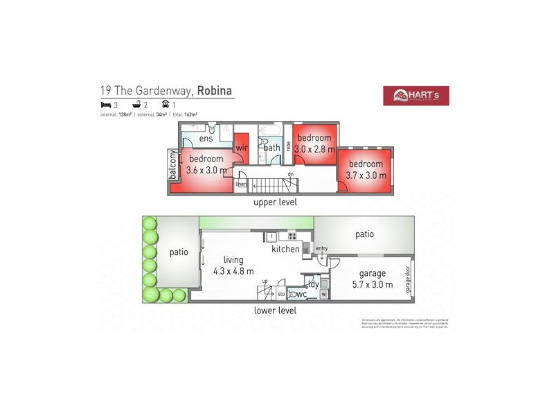 19/19 THE GARDENWAY, Robina QLD 4226 Floorplan