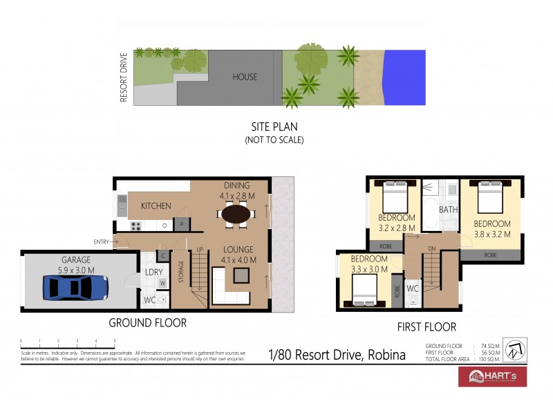 80/1 Resort Drive, Robina QLD 4226 Floorplan