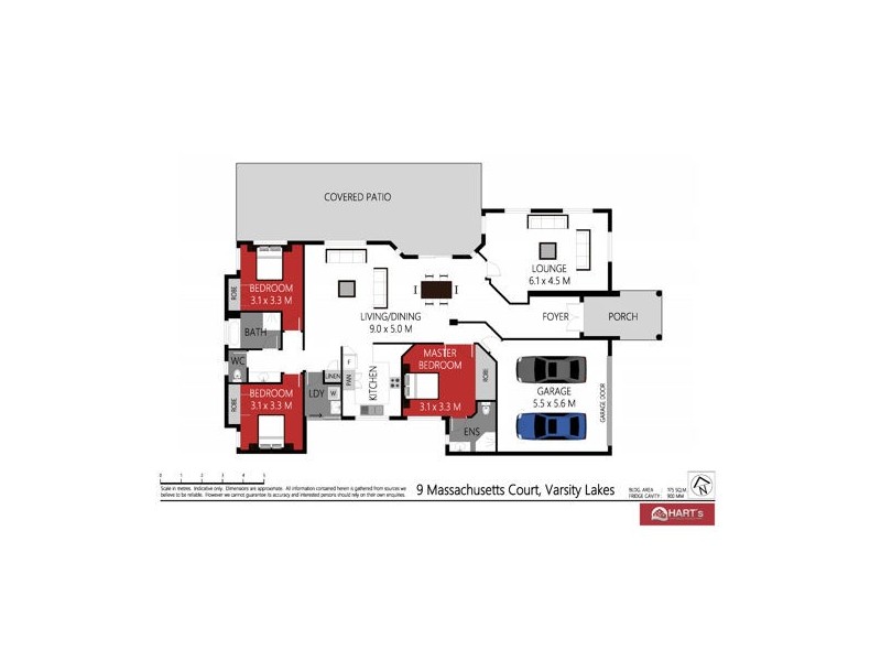 9 Massachusetts Court, Varsity Lakes QLD 4227 Floorplan
