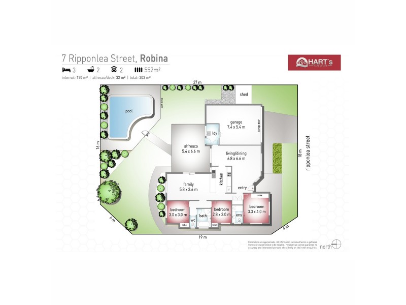 7 Ripponlea Street, Robina QLD 4226 Floorplan