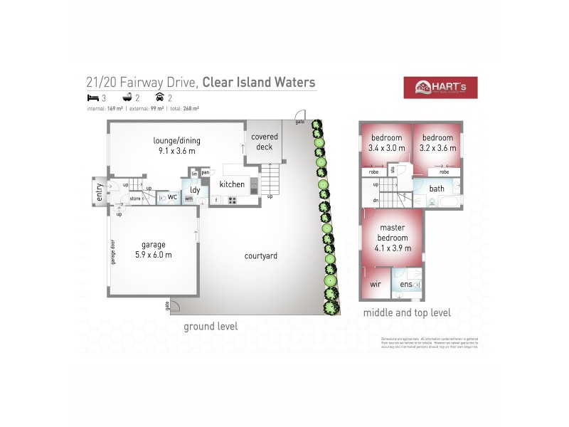 21/20 Fairway Drive, Clear Island Waters QLD 4226 Floorplan