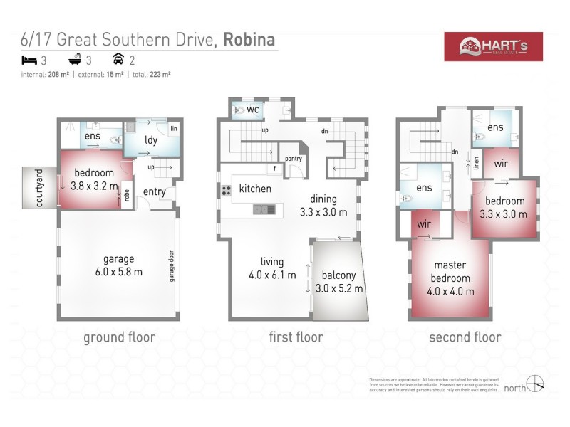 6/17 Great Southern Drive, Robina QLD 4226 Floorplan