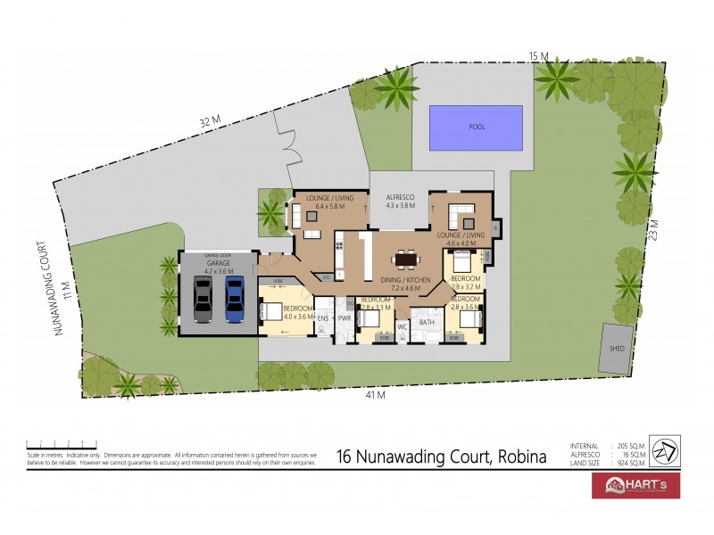 16 Nunawading Court, Robina QLD 4226 Floorplan
