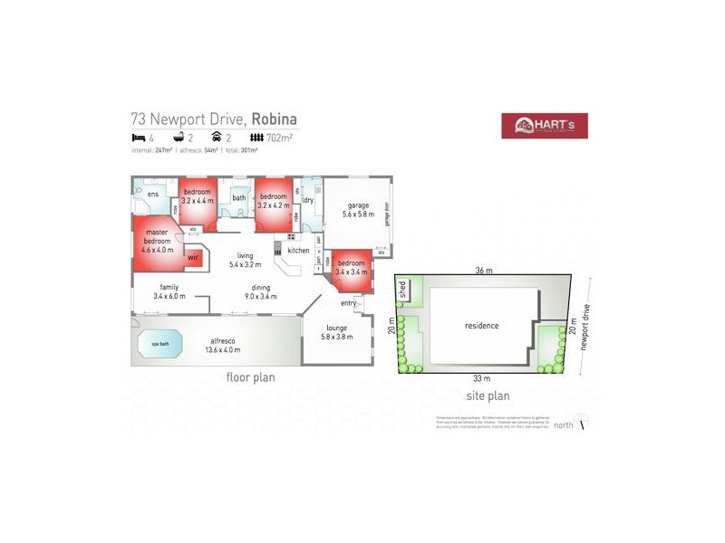73 Newport Dr, Robina QLD 4226 Floorplan