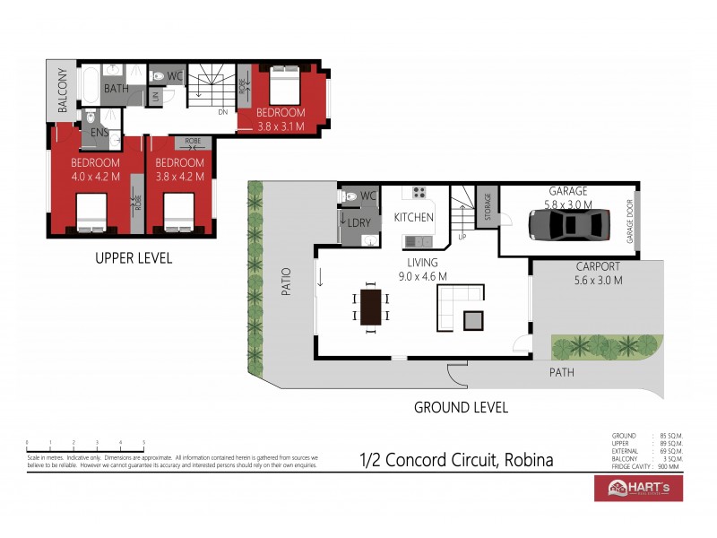 1/2 CONCORD CCT, Robina QLD 4226 Floorplan