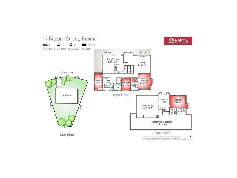 17 KILBURN ST, Robina QLD 4226 Floorplan
