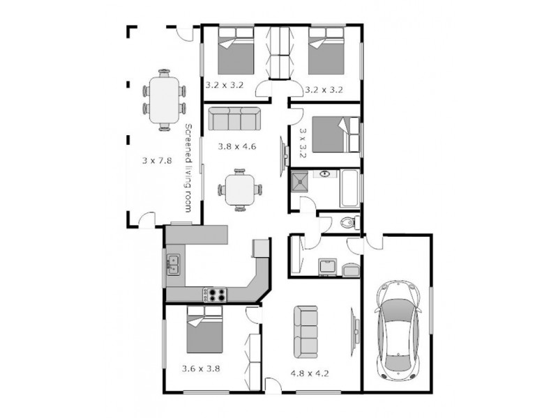 1 Hogan Lane, Kyogle NSW 2474 Floorplan