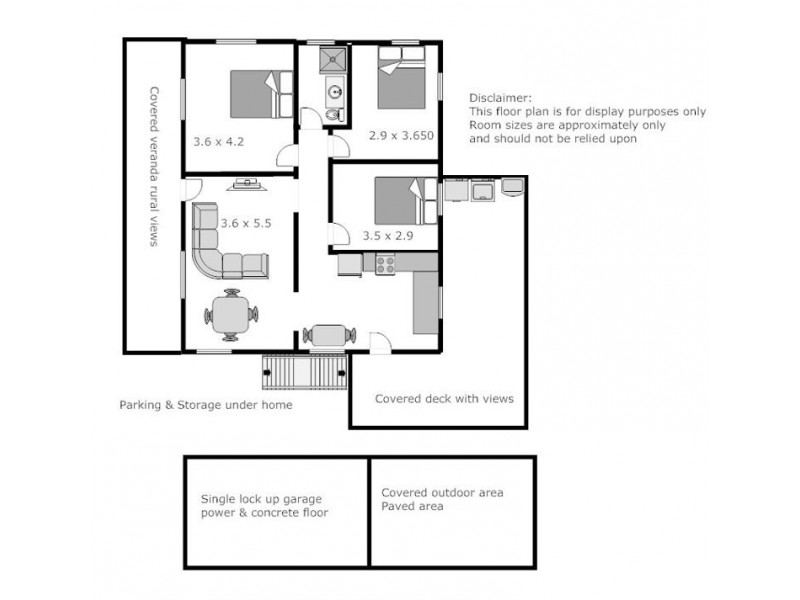 14 Worendo Street – Wiangaree, Kyogle NSW 2474 Floorplan
