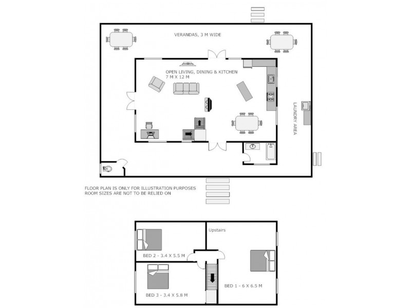 129 Simes Road – Gradys Creek, Kyogle NSW 2474 Floorplan
